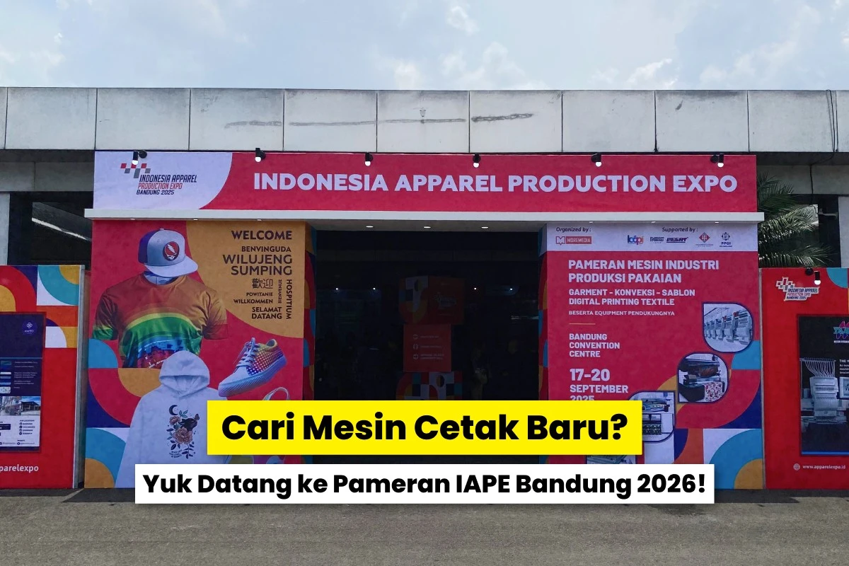 Pameran IAPE Bandung sebagai lokasi Laysander IAPE 2026 untuk menghadirkan solusi mesin cetak dan digital printing terkini.