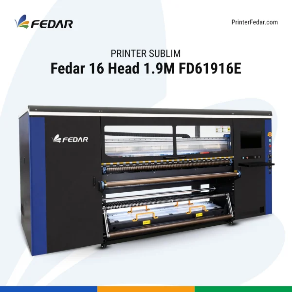 Printer Sublim Fedar 16 Head 1.9M FD61916E - gambar 2