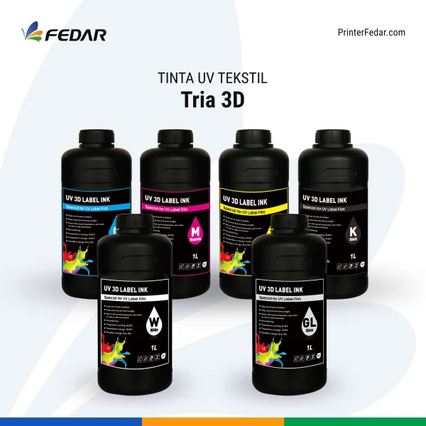 Tinta UV Tekstil TRIA 3D