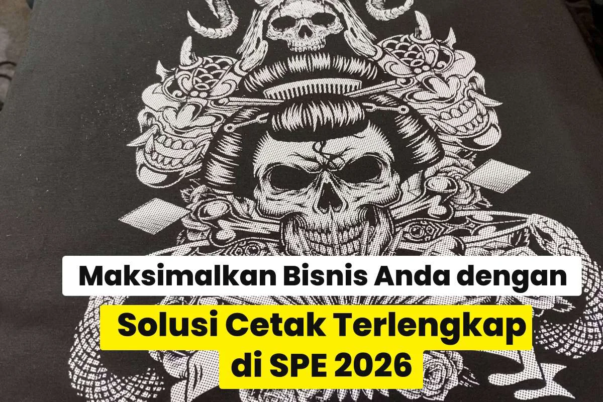 Ilustrasi hasil cetak berkualitas yang merepresentasikan solusi digital printing dari Laysander Surabaya Printing Expo 2026.