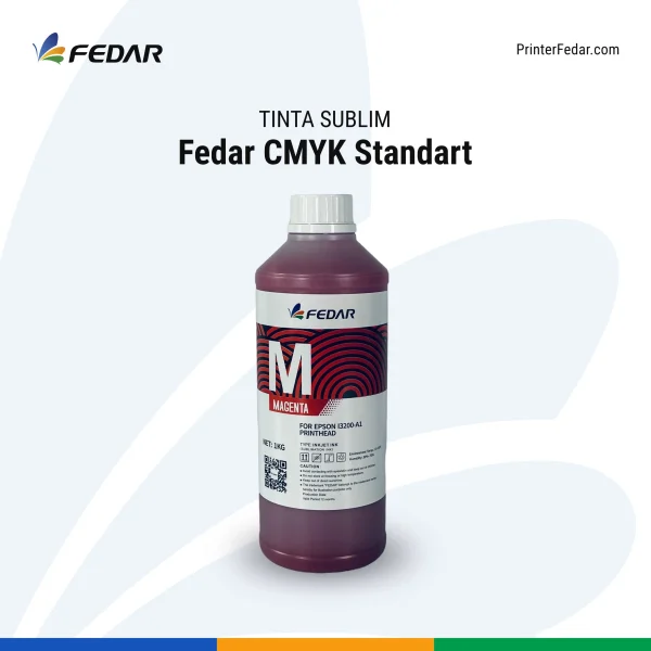 Tinta Sublim Fedar CMYK Standart - gambar 4