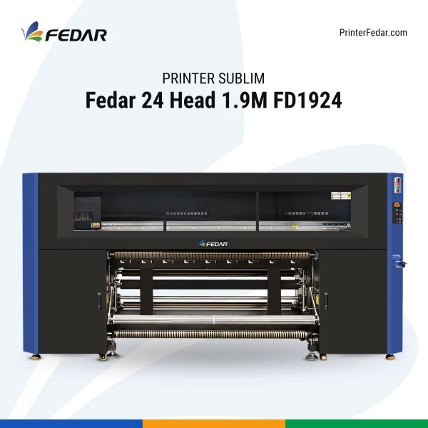 Printer Sublim Fedar 24 Head 1.9M FD1924