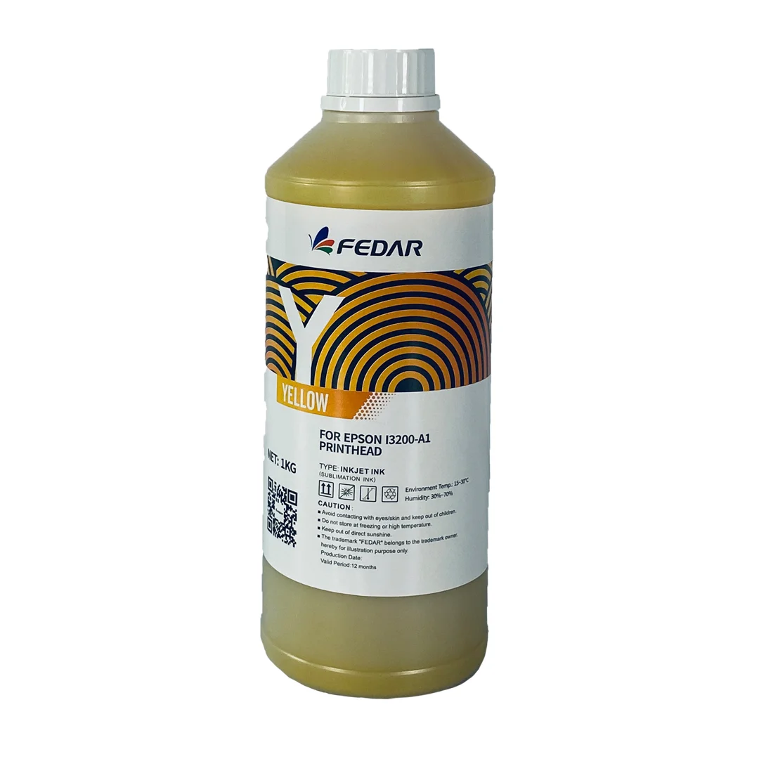 Tinta Sublim Fedar Inkjet Standard CMYK 1000 ml view 5