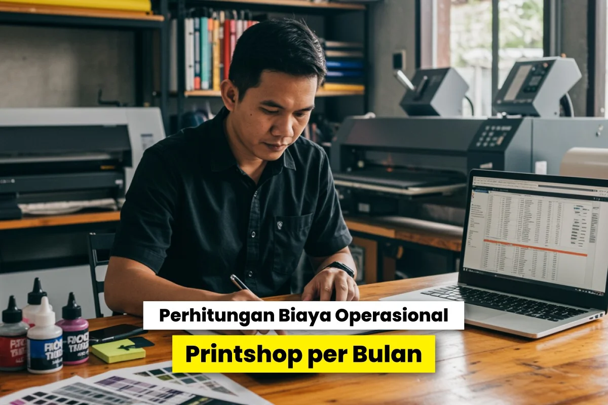 Simulasi Biaya Operasional Printshop per Bulan untuk Usaha Digital Printing