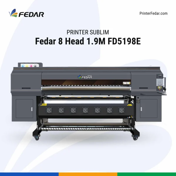 Printer Sublim Fedar 8 Head 1.9M FD5198E / FD6198E - gambar 2
