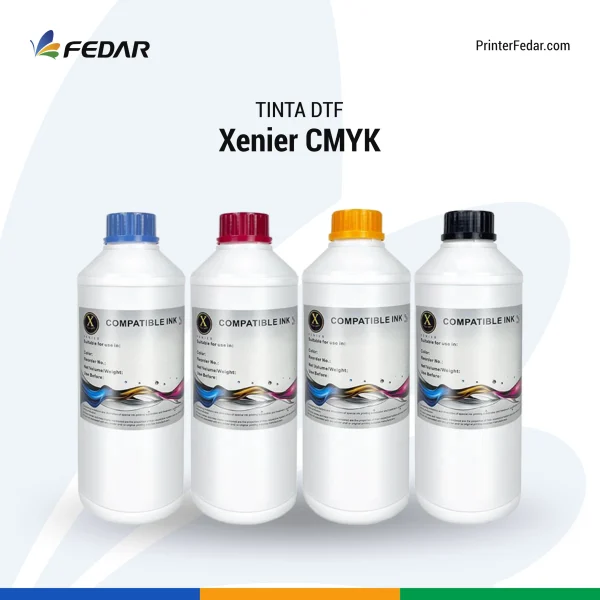 Tinta DTF CMYK Xenier