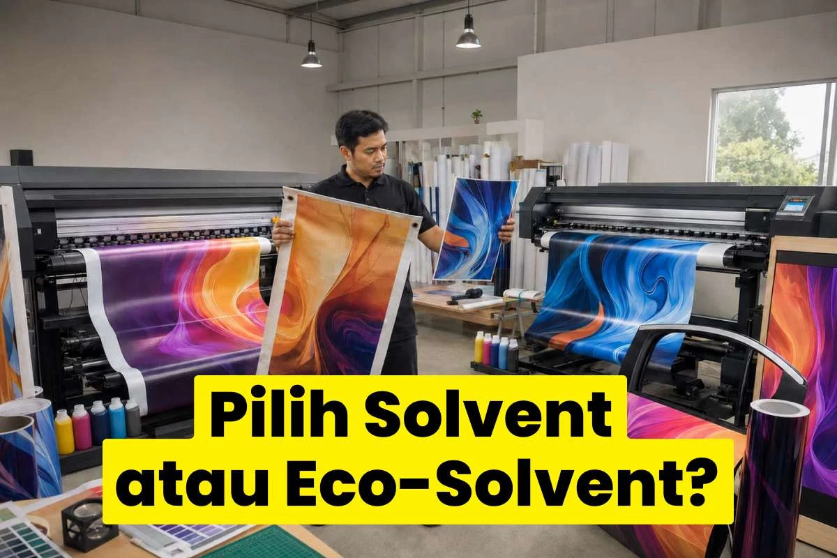 Solvent vs Eco Solvent untuk Bisnis Printing: Mana yang Lebih Menguntungkan?