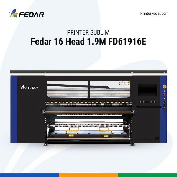 Printer Sublim Fedar 16 Head 1.9M FD61916E