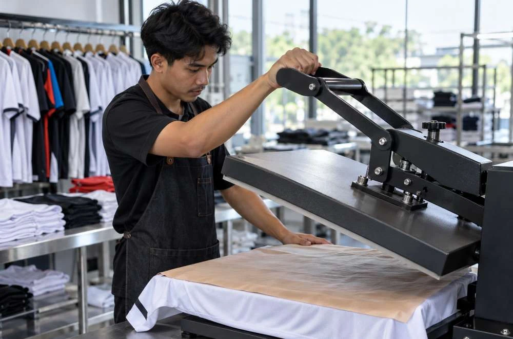 langkah pre press dtf pada kain poliester sebelum transfer desain.jpeg