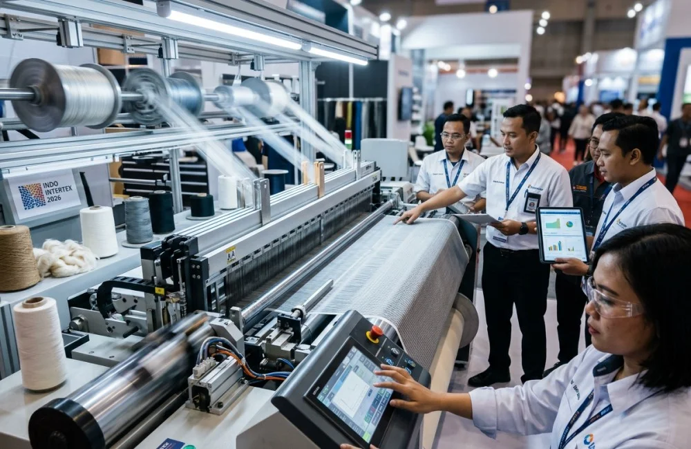 efisiensi produksi mesin tekstil indo intertex 2026.jpeg