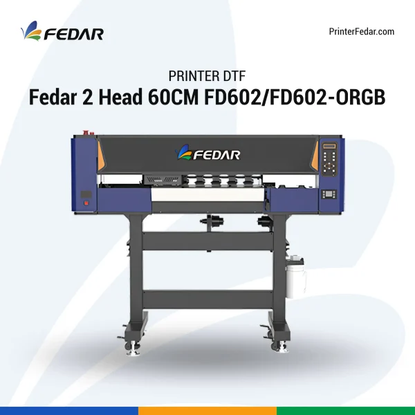 Printer DTF Fedar 2 Head 60CM FD602/FD602-ORGB
