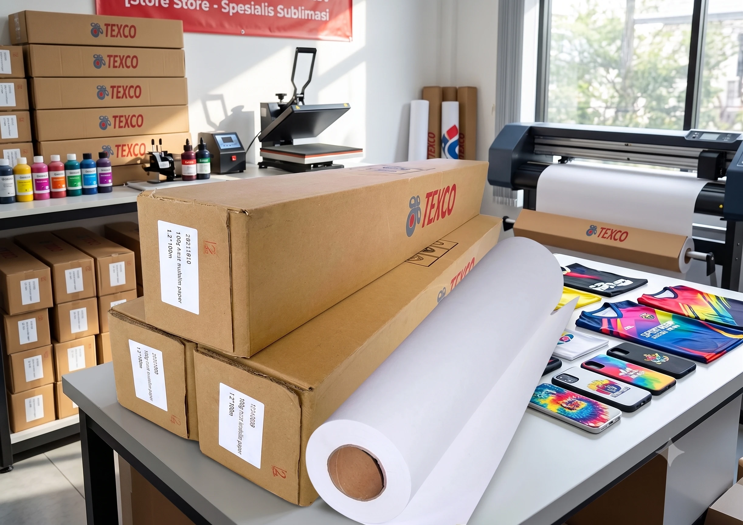 Memilih Transfer Paper yang Tepat untuk Sublimasi