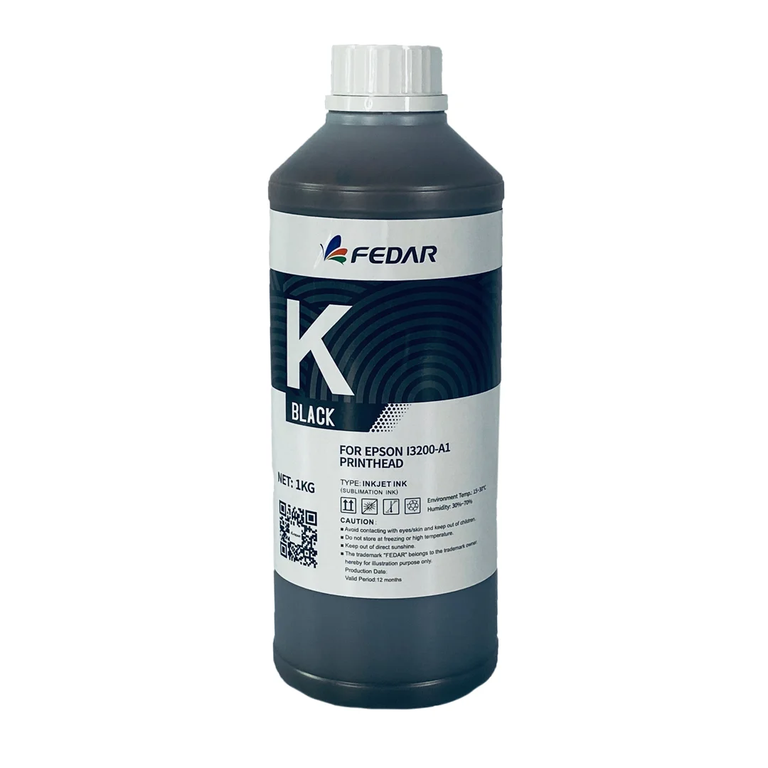 Tinta Sublim Fedar Inkjet Standard CMYK 1000 ml view 4