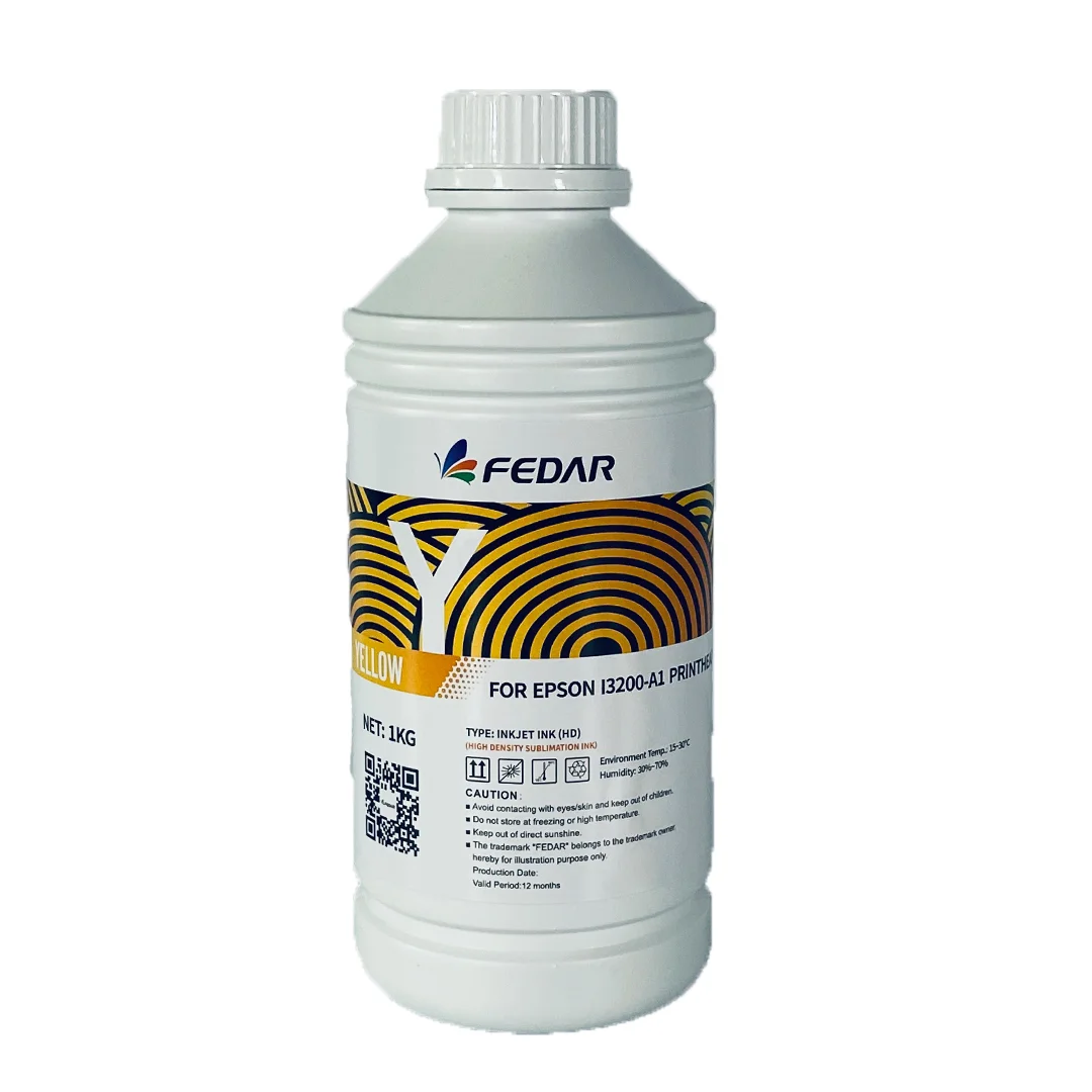 Tinta Sublim Fedar Inkjet HD CMYK 1000 ml view 3