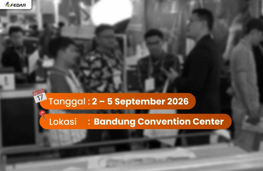 Jadwal Laysander pameran IAPE 2026 pada 2–5 September 2026 di Bandung Convention Center.